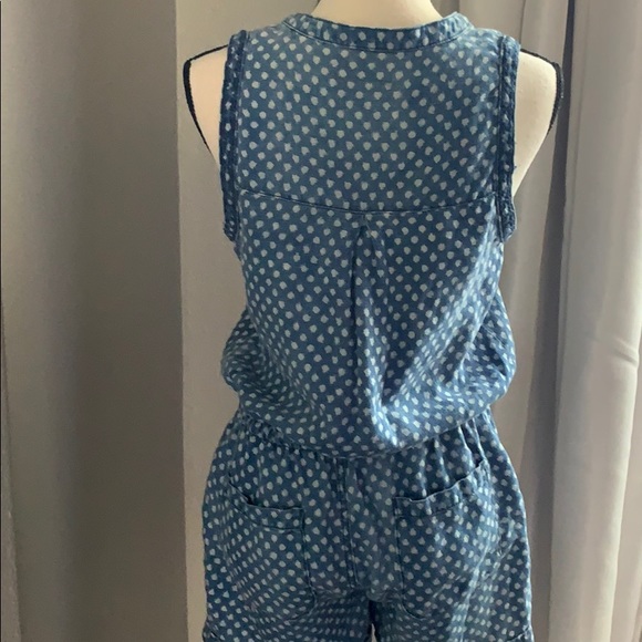 Hei Hei Anthropologie Chambray Linen Romper - Picture 9 of 16